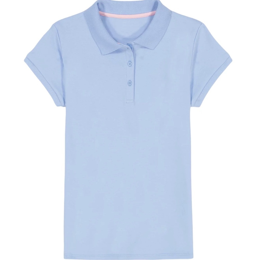 Nautica Little Girls Size 6 Short Sleeve Uniform Polo Shirt